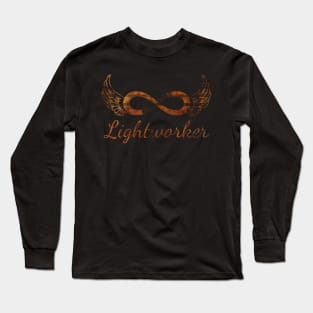 Lightworker Infinity Angel Wings Long Sleeve T-Shirt